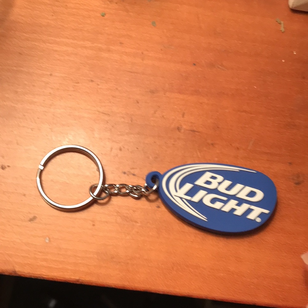 Bud light keychain unisex